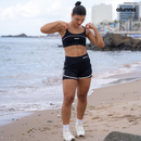 CONJUNTO FITNESS FEMININO FLOW COM SHORT DUPLO