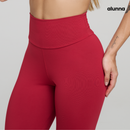 LEGGING FITNESS FEMININA VERMELHO LISO