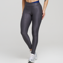 LEGGING FITNESS FEMININA CANELADO CHUMBO COM AZUL ROYAL