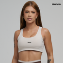 TOP FITNESS FEMININO OFF EM POLIAMIDA COM BOJO NEUTRO