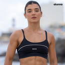 TOP FITNESS FEMININO AZUL MARINHO SEM BOJO
